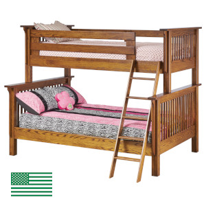 Amish Pearce Twin & Full Bunk Bed